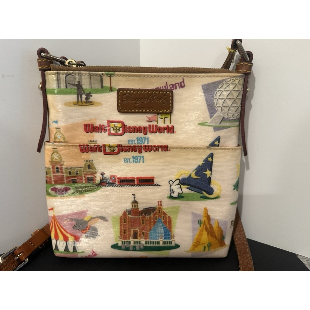 Disney World Dooney & Bourke RETRO Crossbody Handbag 9x8x2 - Picture 2 of 15